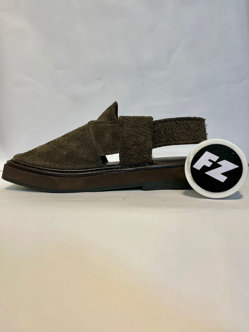 Grey Sabar Kaptaan Chappal